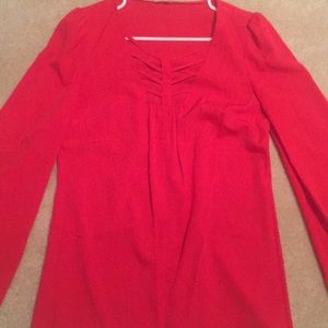 Gianni Bini Red Blouse